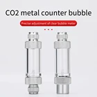 Аквариум CO2 регулятор Алюминий сплав головки для измерения устройства регулирующий рассеиватель реактор покрытый кожухом одинарные или с двойной головкой