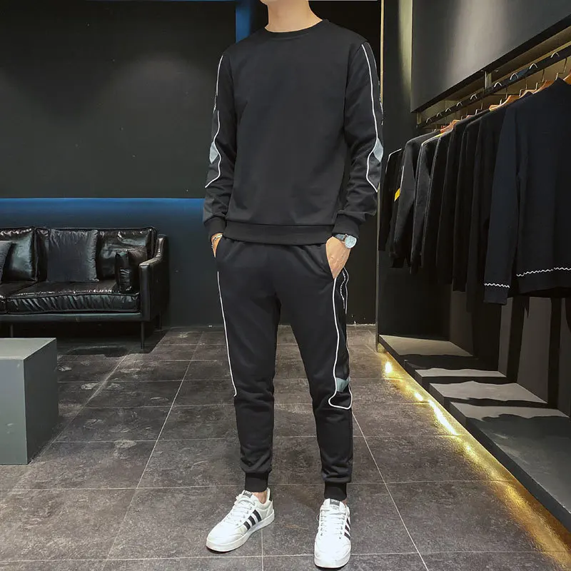 

top+Pant Men Sweatsuit Clothing Tracksuit Men Set 2020 Spring Men Sportswear 2 Piece Set Sporting Suit Hip Hop Men Set