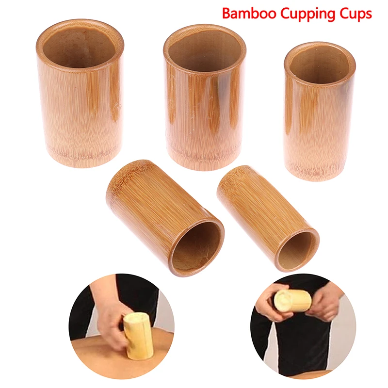 

Body Therapy Cellulite Kit Carbonized Bamboo Suction Cups Acupuncture Massage Traditional Chinese Jar Fire Cupping Set