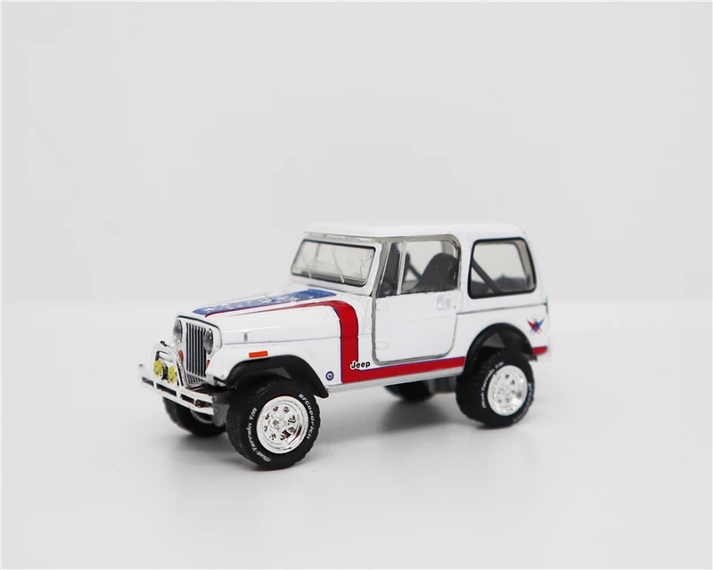 GreenLight 1:64 J eep CJ-7 1981 Бутик брелок для автомобильных ключей игрушки детей модели с