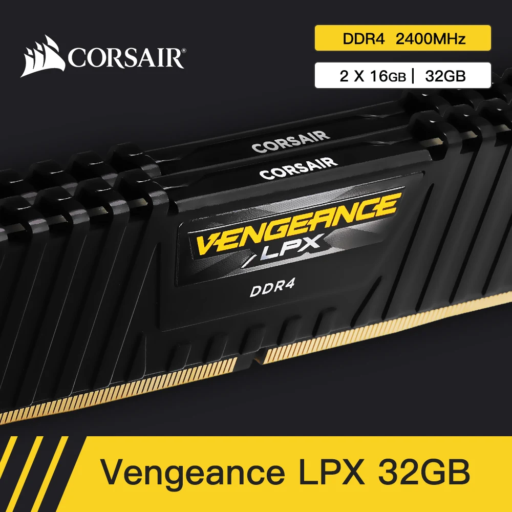 Модуль памяти CORSAIR Vengeance LPX 8 ГБ 8G DDR4 PC4 2400 МГц 3000 3200 2666 3600 ОЗУ для настольного ПК RAM