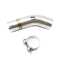 for suzuki gsxr 600 750 k11 2011 2012 2013 2014 2015 gsx r600750 51mm motorcycle exhaust muffler pipe middle section link pipe