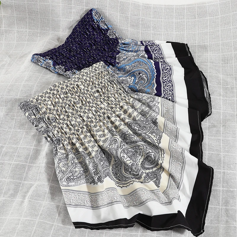 Sling Vintage Printed Irregular Inner Wear Outer Wear Top Plus Size Clothing for Women Sexy Hollow Out Bandage Female Camisole
