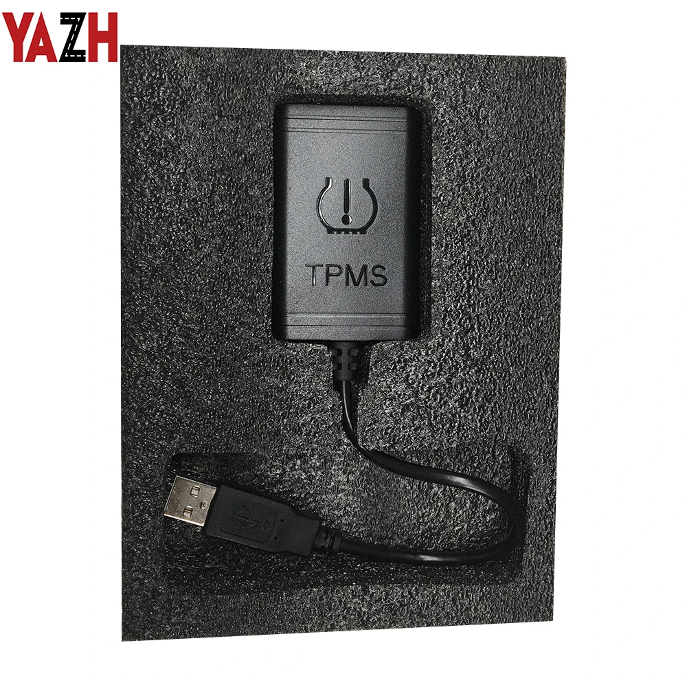 YAZH USB Android TPMS система контроля давления в шинах Дисплей Сигнализация 5 в Android навигация автомобильное радио с 4 датчиками