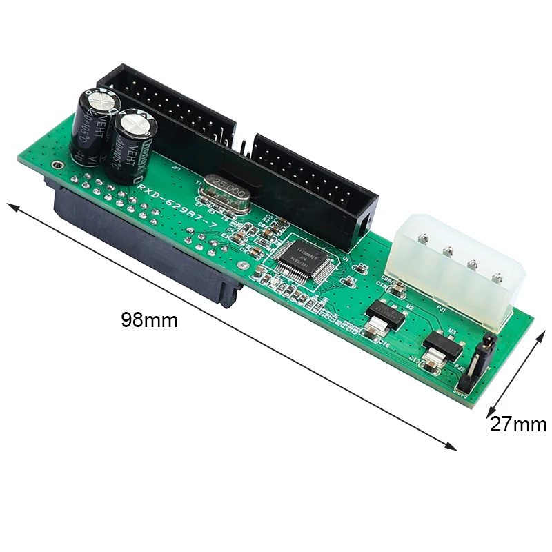 Переходник SATA в PATA IDE Plug & Play 7 + 15 Pin 3 5/2 5 HDD DVD|Компьютерные кабели и разъемы| |