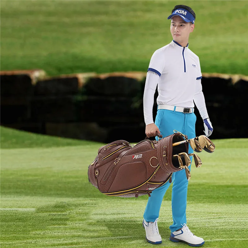 PGM мужские штаны для гольфа быстросохнущие водонепроницаемые спортивные штаны для гольфа быстросохнущие дышащие Штаны 6 цветов XXXL эластичные прочные тонкие брюки