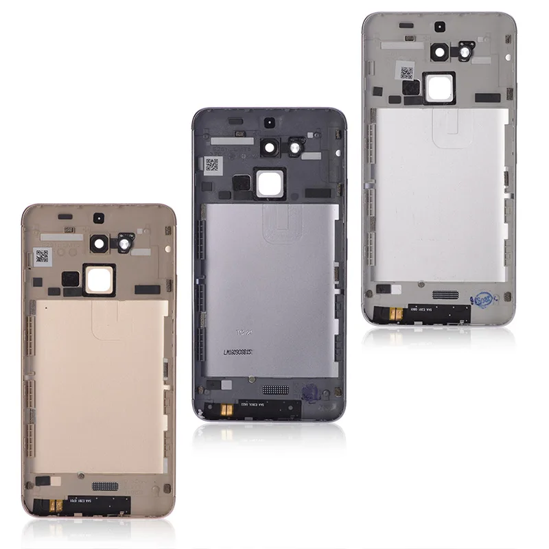 Задняя крышка корпуса для ASUS Zenfone 3 Max ZC520TL задняя крышка батарейного отсека задняя дверь чехол Замена с кнопками громкости питания объектив камеры