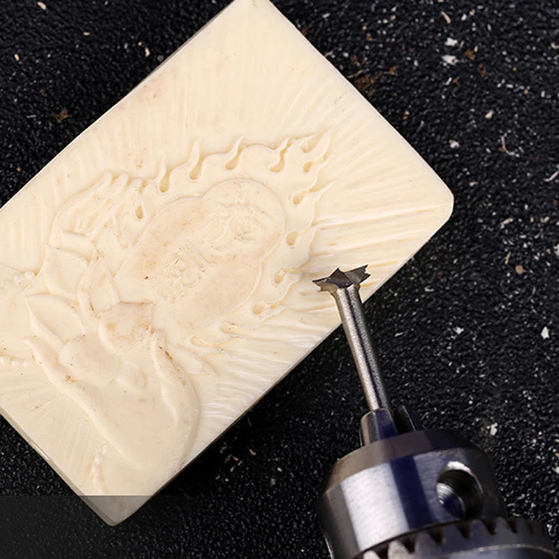 

New Electric woodworking engraving and milling cutter polishing head 3mm handle