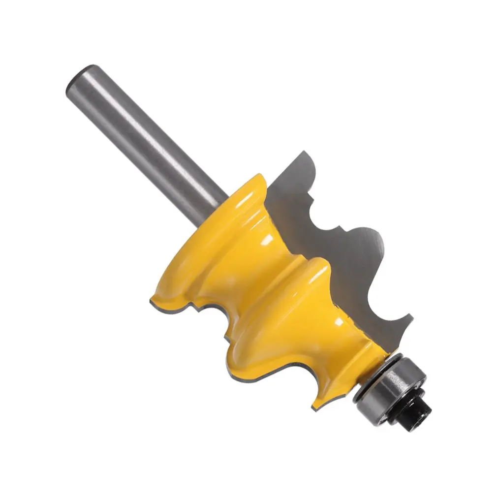 

8mm Shank Architectural Tungsten Carbide Molding Router Bit Trimming Wood End Mill for Woodwork Cutter Power Tools