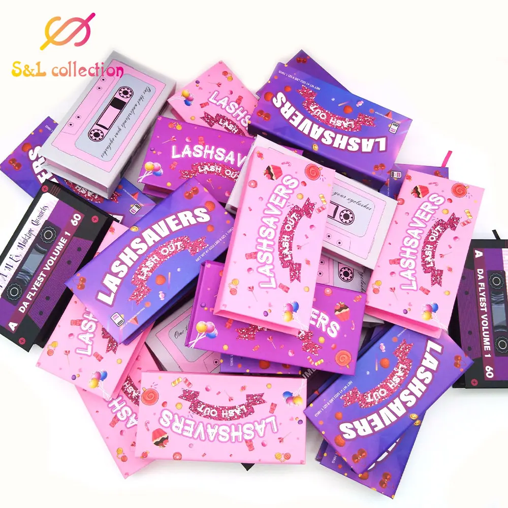 Новый 20 Вт 30 10 шт. пустой Ресницы упаковка мягкая Бумага ресниц коробка