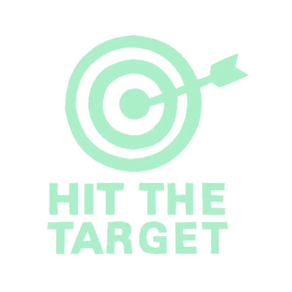 Хит знак целевой двери флуоресцентные наклейки для ванной комнаты креативные