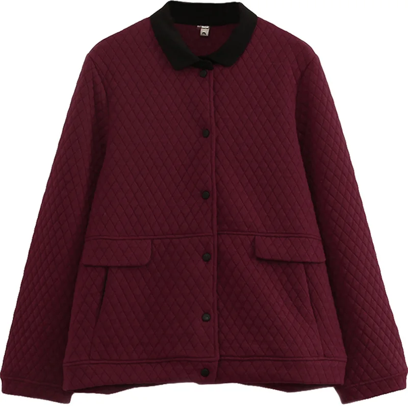 Осенне-зимние повседневные стеганые пальто 2019 размера плюс модная свободная