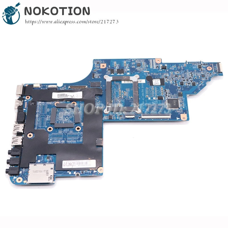 Материнская плата NOKOTION 640450-001 для ноутбука HP Pavilion DV6 DV6-6000 материнская разъем S1 DDR3