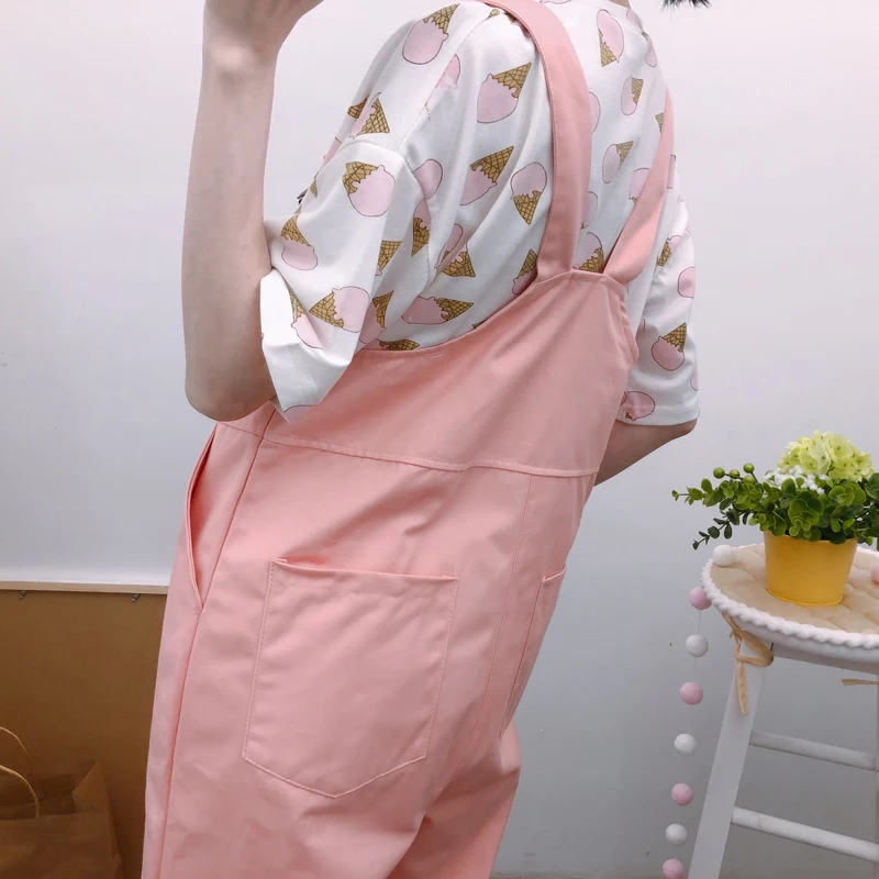 Комбинезоны женские с принтом свободные удобные простые универсальные