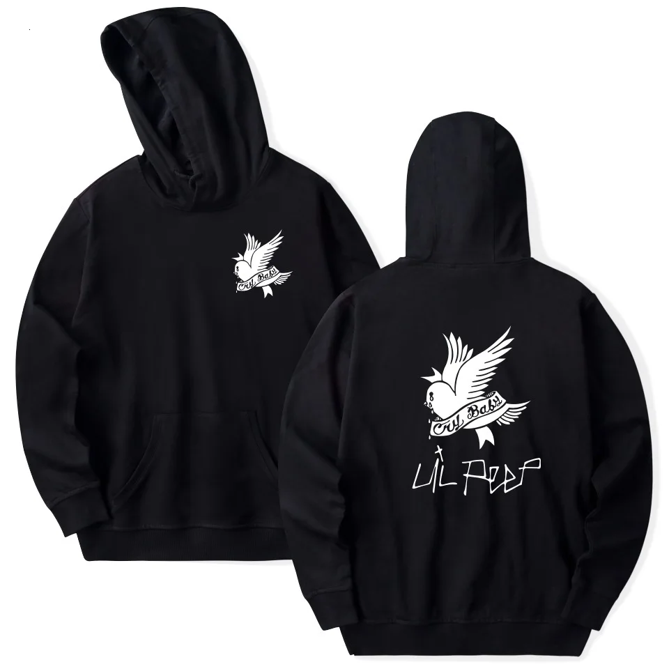 

2020 Lil Peep Hoodie Women Man Hoodie Sweatshirt Oversized Fans Hoodies Sweatshirts 4XL Black White Merchandise Overcoat