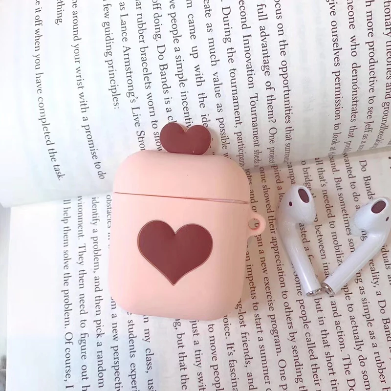 Мультяшные беспроводные bluetooth наушники чехол для Apple AirPods силиконовый чехол для наушников на Airpods 2 чехол защитный чехол Роскошный - Цвет: AirPods case  52