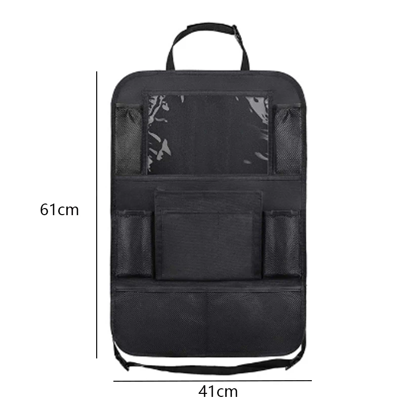 

Universal Car Seat Storage Bag Back Storage Bag Multi-Function Storage Bag IPad Car Hanging Bag Rear Seat Anti-Kick Storage and