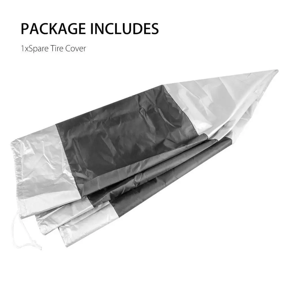 Универсальный чехол для автомобильных шин 13 19 дюймов из полиэстера и ткани