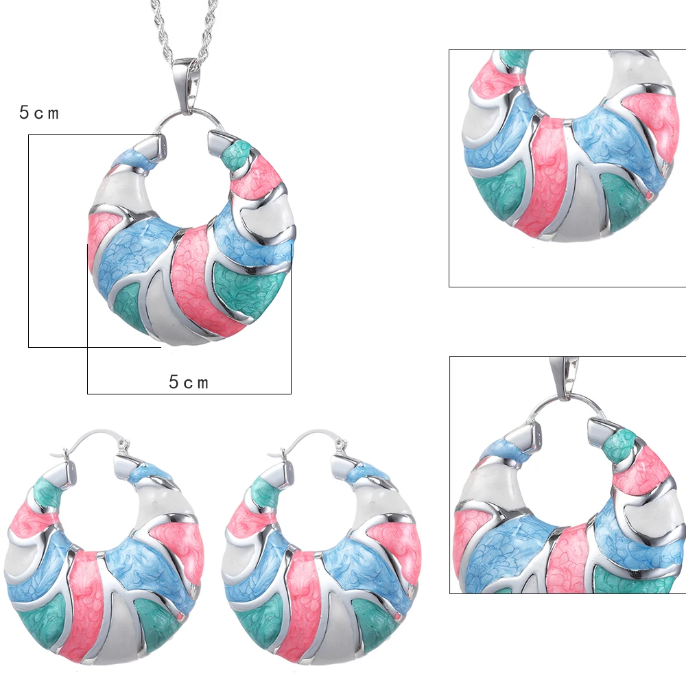 Ethlyn Нигерия/Ангола новые модные Ювелирные наборы этнические серьги