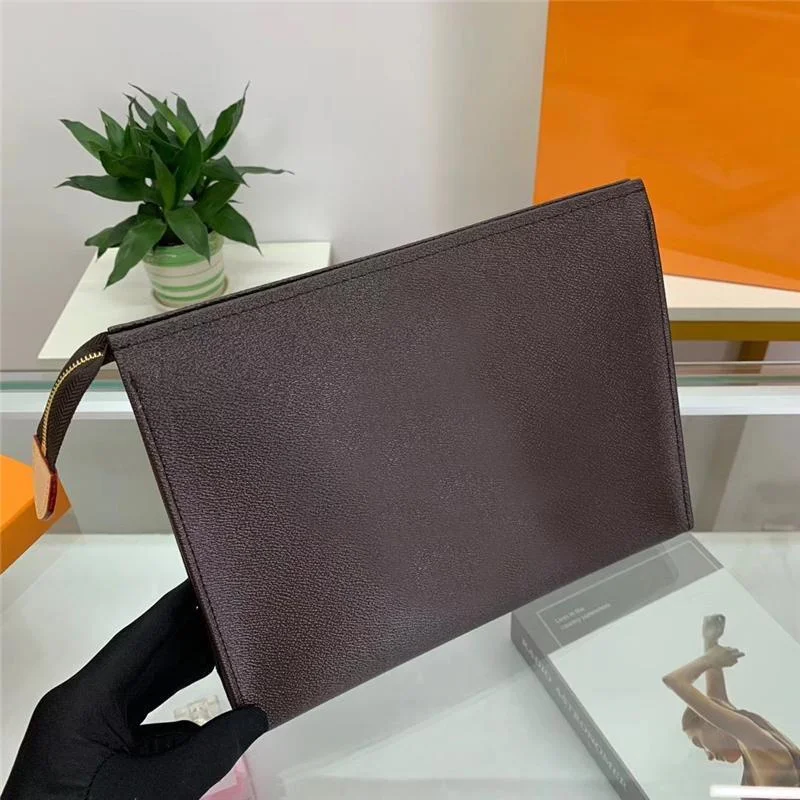 

Designer Wallet Letter Flower Coffee Black Lattice Men Bags Women Wallets Cosmetic Bag Zipper Designer Handbags Purses Come Dust