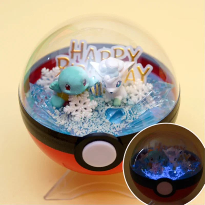 Red Ball NL Style Многоцветный конструктор Покемон Pet pokebolas фигурка Пикачу чармандер, Сквиртл Charizard мяч с монстрами для подарка на день рождения - Цвет: Red Ball NL Style