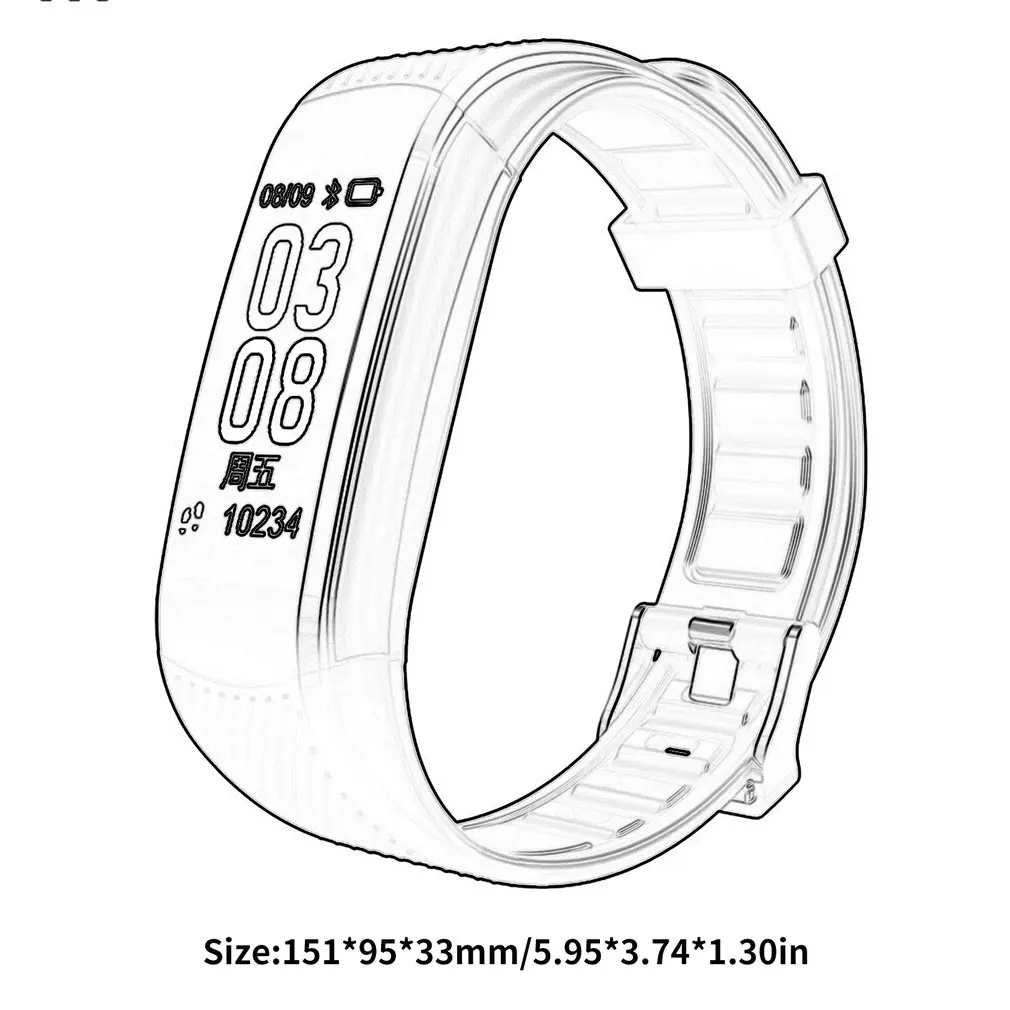 

C3 Smart Bracelet Color Screen Step Counter Smart Watch Adult Multi-Function Sports Smart Watch HOT