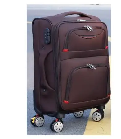 Travel  Rolling Luggage Bag On Wheel Business Travel Luggage Suitcase Oxford Spinner suitcase Wheeled trolley bags for men