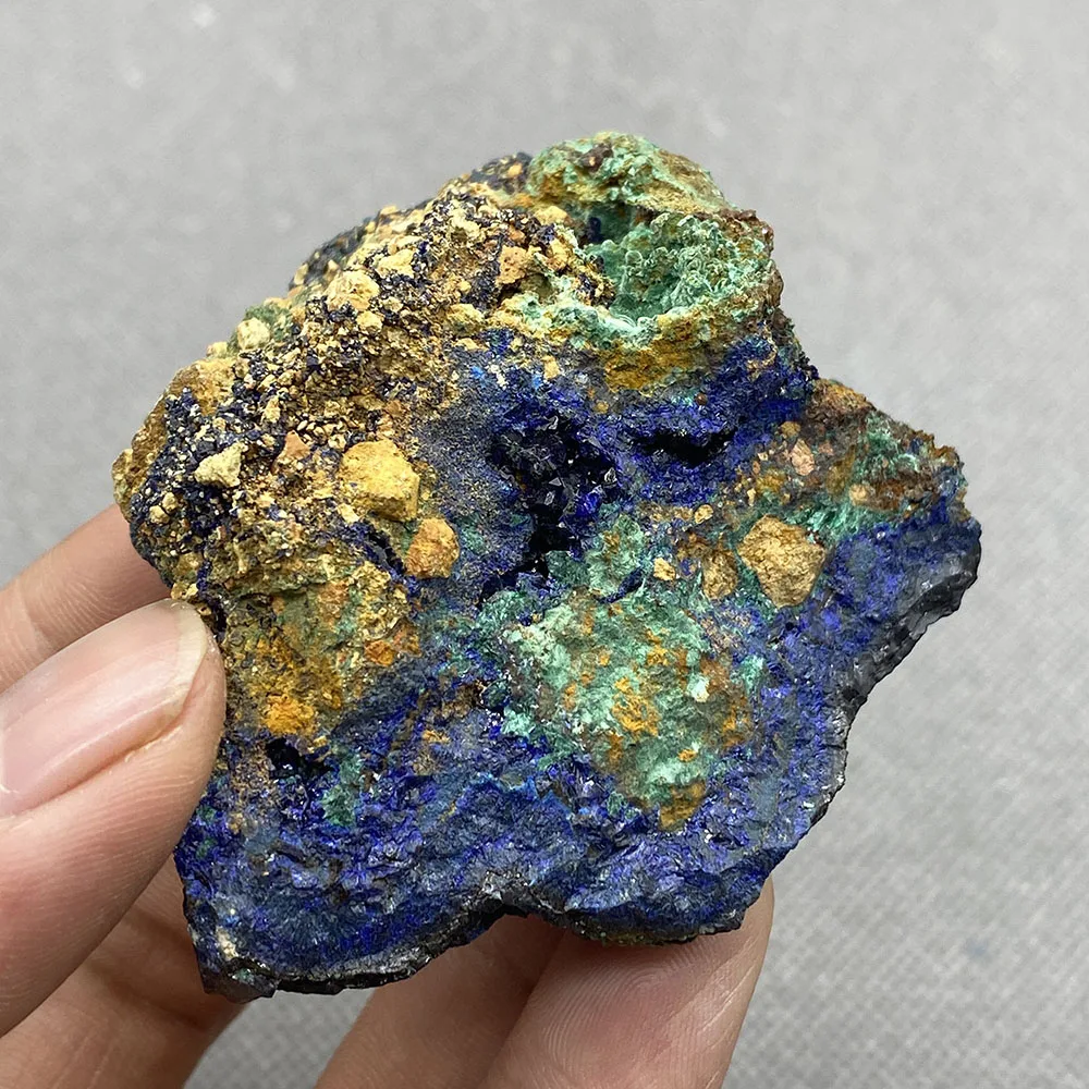 

Natural azurite mineral cristal espécime da província de anhui, china