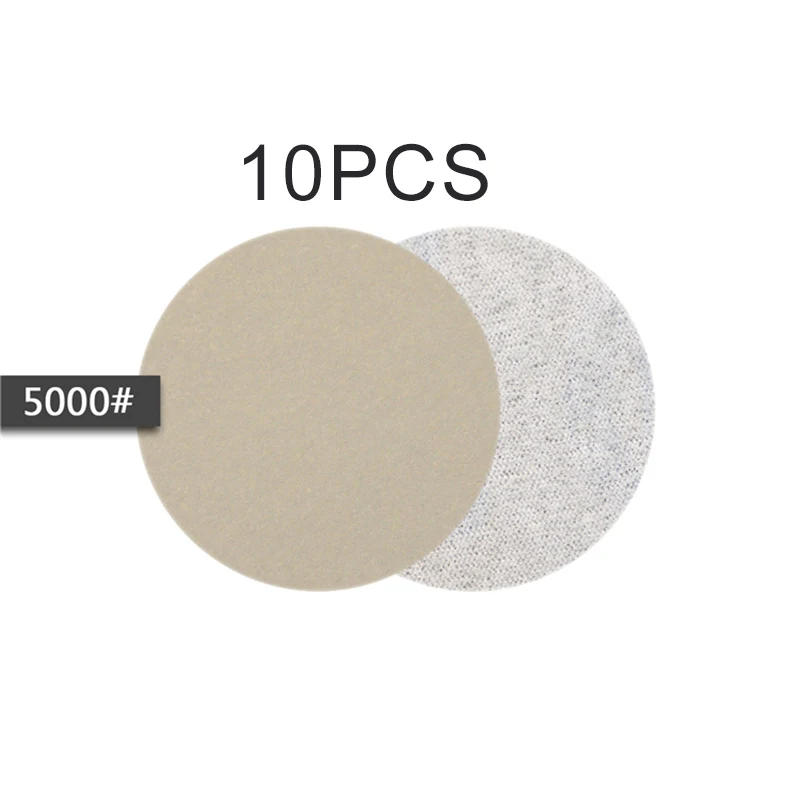 

10PCS 5inch Sandpaper Hook And Loop Silicon Carbide Sanding Discs