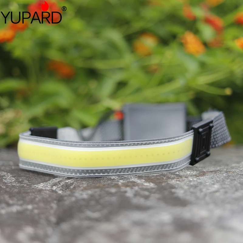 Новый мини-фонарик на батарейках AA с ярким светодиодом COB для ночного бега и рабочих работ.