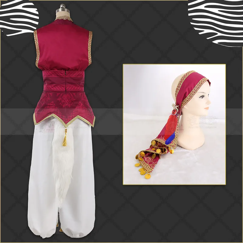 Горячий!!! Аниме Twisted Wonderland Косплей Костюм Калим Джемиль Рождественская форма X