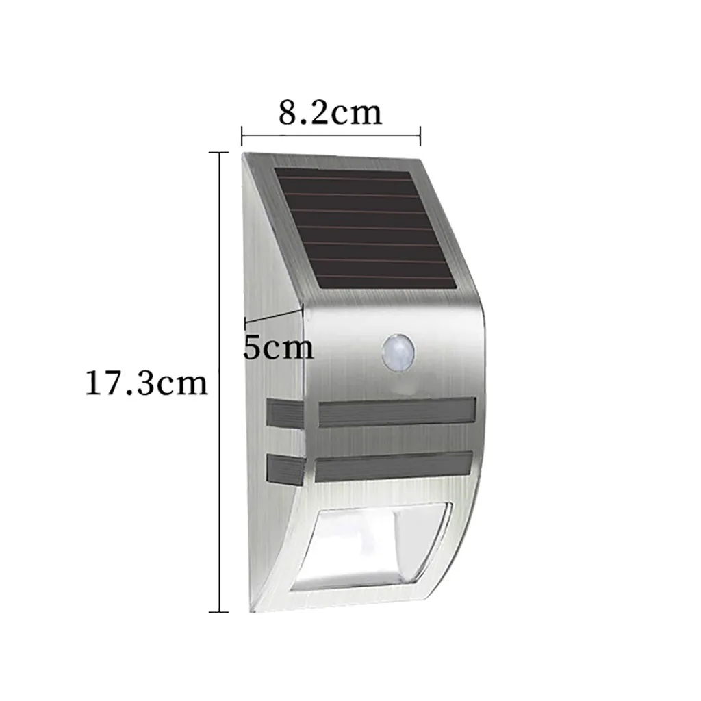 

Solar Powered LED Wall Light Motion Sensor Security Lamp Outdoor Lamp RF 4PCSuitable for balcony stairway, passageway etc