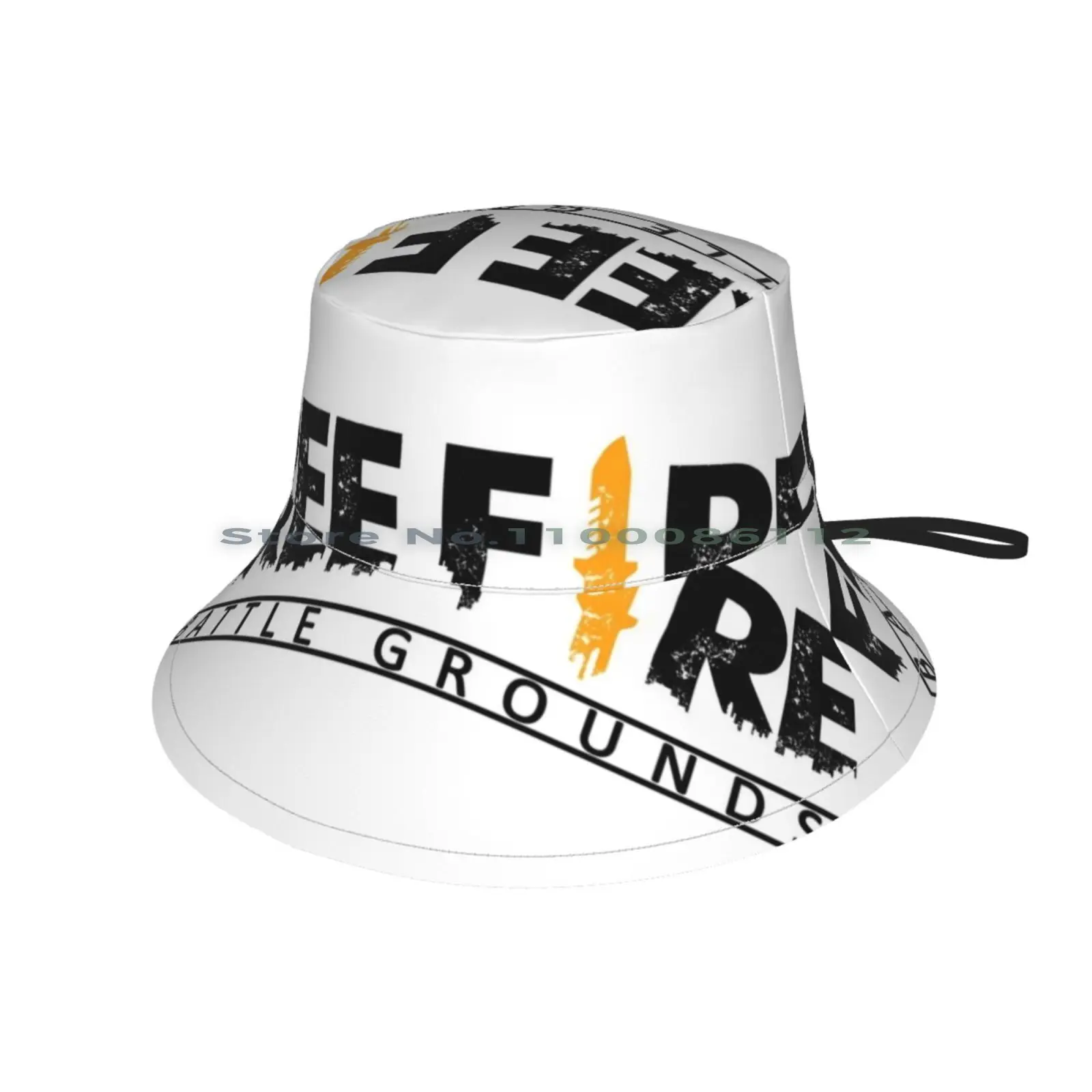 Футболка с бесплатным ожогом Панама Солнцезащитная шапка бесплатный огонь игры