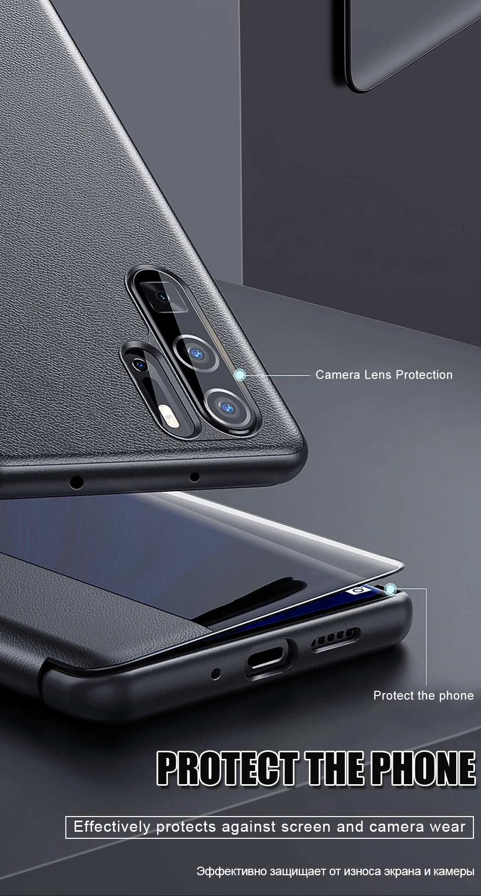 Роскошный кожаный флип-чехол для huawei P30 P20 Lite Pro Honor 8x противоударный чехол для huawei mate 20 Pro 20 X Smart View чехол
