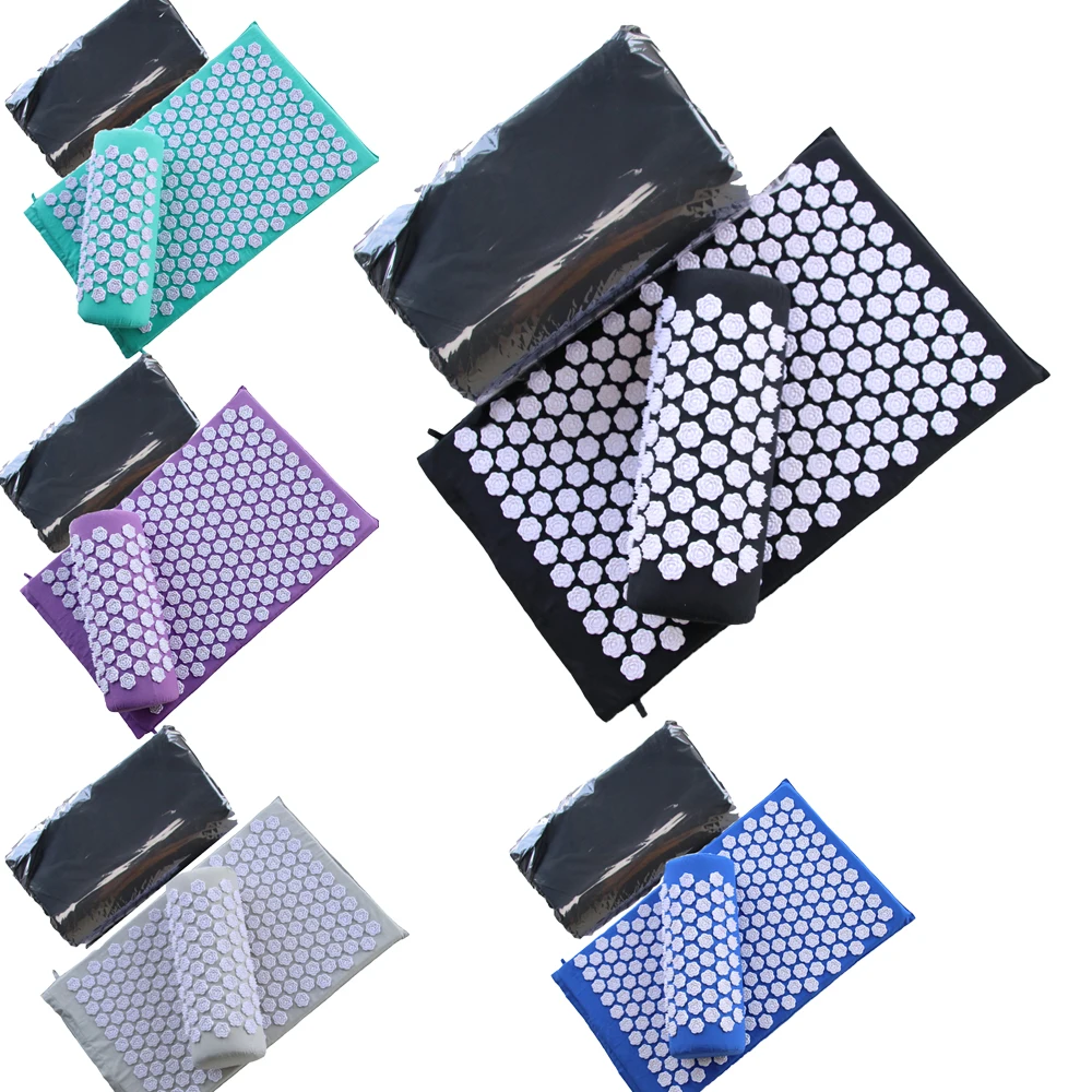 Набор ковриков и подушек Lager для йоги с сумкой Нескользящие облегчения боли в