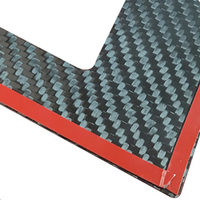 

For Tesla Model 3 2021 Accessories Real Carbon Fiber Central Control Panel Protective Patch Long Service Life Durable Stickers