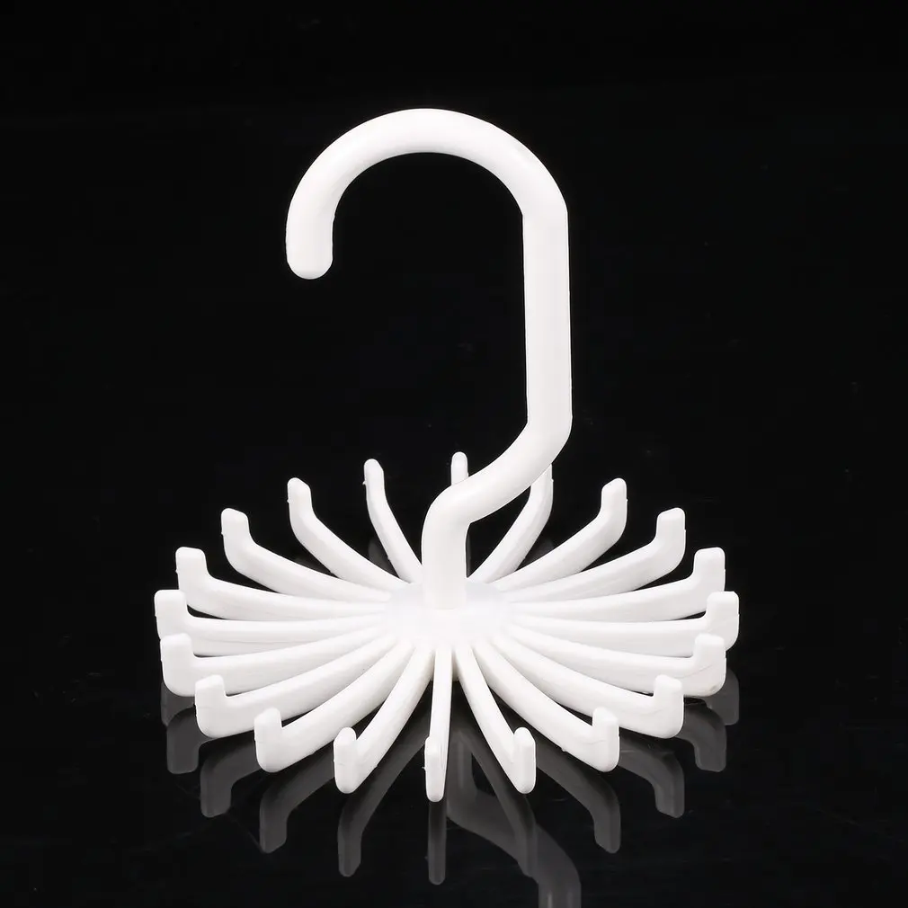 

1 шт. вращающаяся вешалка для галстуков, Регулируемая Вешалка для галстуков, вмещает 20 галстуков, Мужской органайзер для галстуков в шкафу, в...