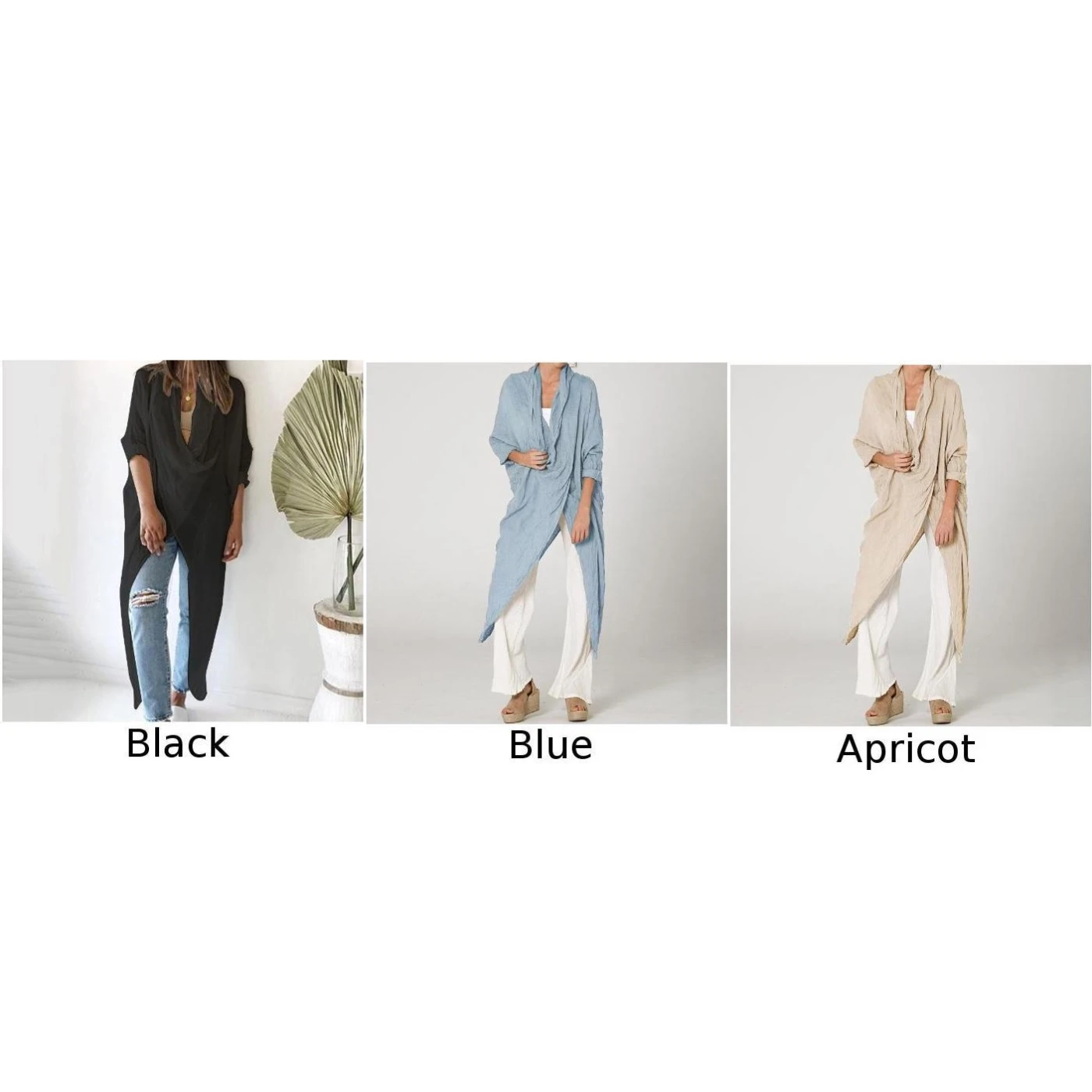 Плюс Размер Женская хлопковая льняная простая блузка топы свободного покроя