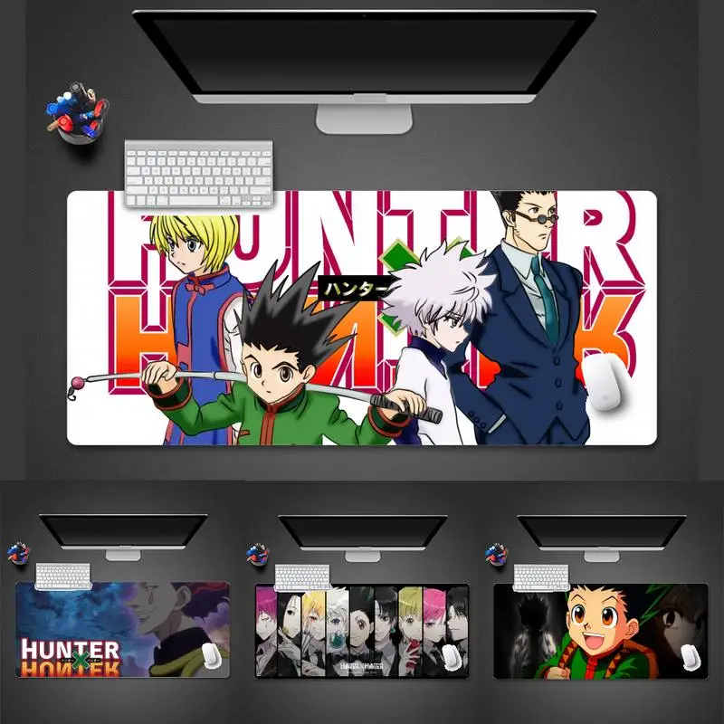 

Hunter X Hunter Killua Figure gamer play mats Mousepad Game Office Work Mouse Mat pad X XL Non-slip Laptop Cushion mouse pad