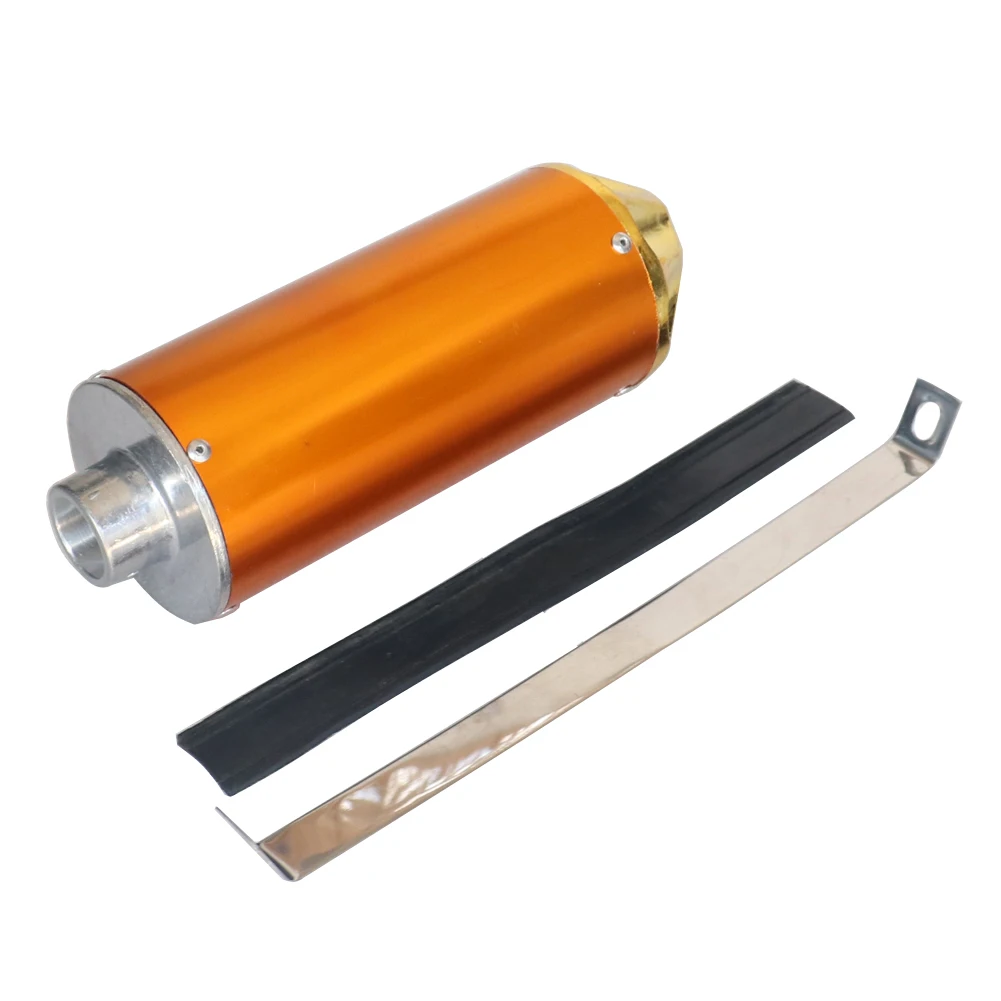 Глушитель выхлопной трубы 28 мм из красного алюминия для квадроцикла