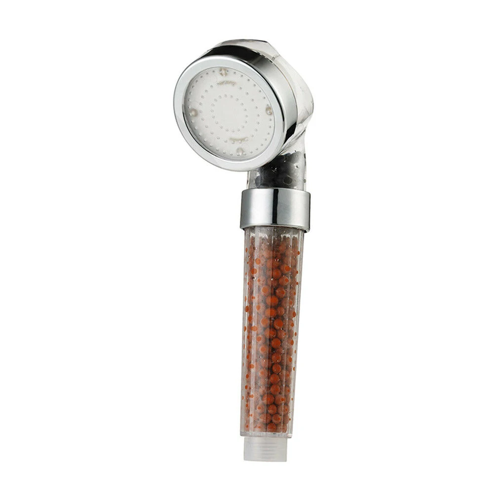 

Hot 3/7 Color Changing LED Anion Spa Shower Head Temperature Control Bathroom High Pressure Water Saving Hand Shower head
