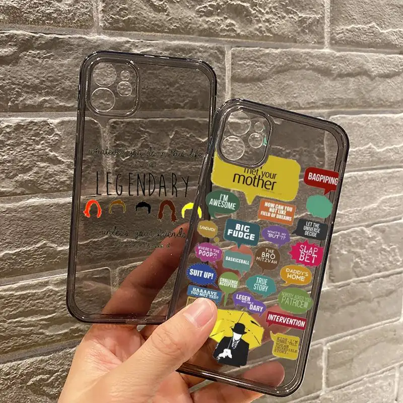 

How i met your mother tv series Phone Case Transparent for iPhone 7 8 11 12 se 2020 mini pro X XS XR MAX Plus
