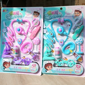 2 Цвет для детей раннего образования, ролевая Классические игрушки Моделирование Семья Набор доктора Медсестра Медицинский комплект, подарок на Рождество