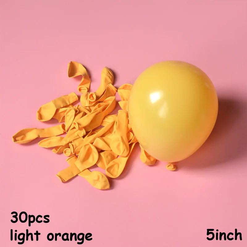 30PCS/Lot 5 Inch Macarons Color Pastel Candy Balloons Latex Round Helium Baloons For Birthday Party Wedding | Дом и сад