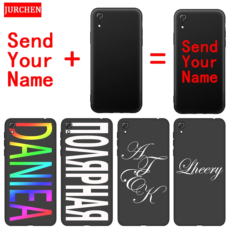 JURCHEN самодельный чехол из ТПУ с именем под заказ для iPhone 13 12 11 Pro Max SE 2020 8 7 6 5 Plus мини