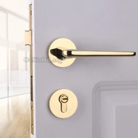 elegant luxury european mortise door locks set interior living room bedroom bathroom mute door lever lock with key no key