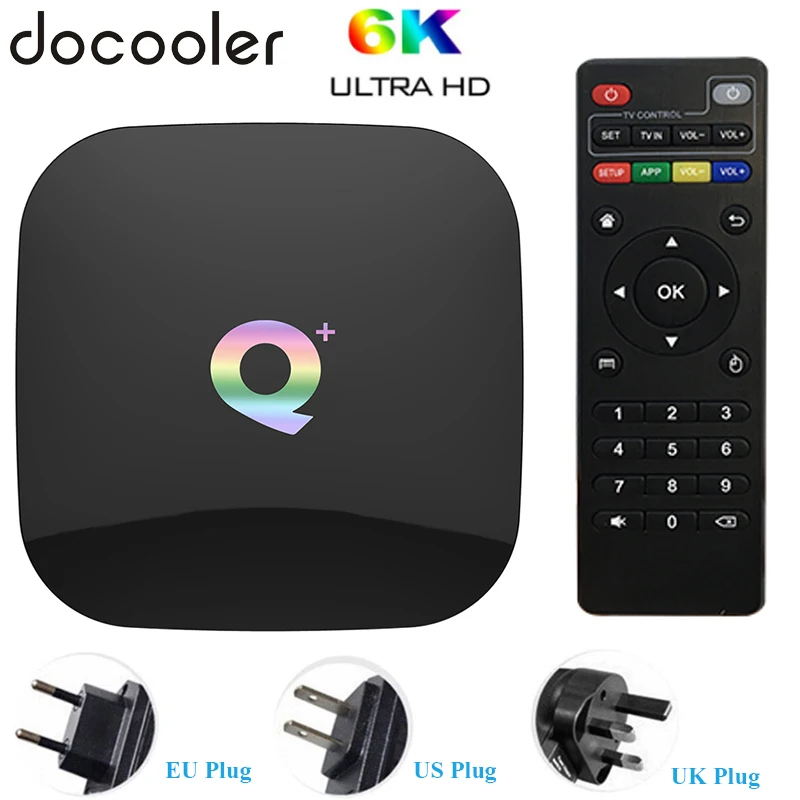 Q PLUS Allwinner H6 6K Smart tv Box Android 9,0 4 Гб 64 ГБ 32 ГБ четырехъядерный USB3.0 Playstore Youtube Q Plus Wifi телеприставка PK T95Q