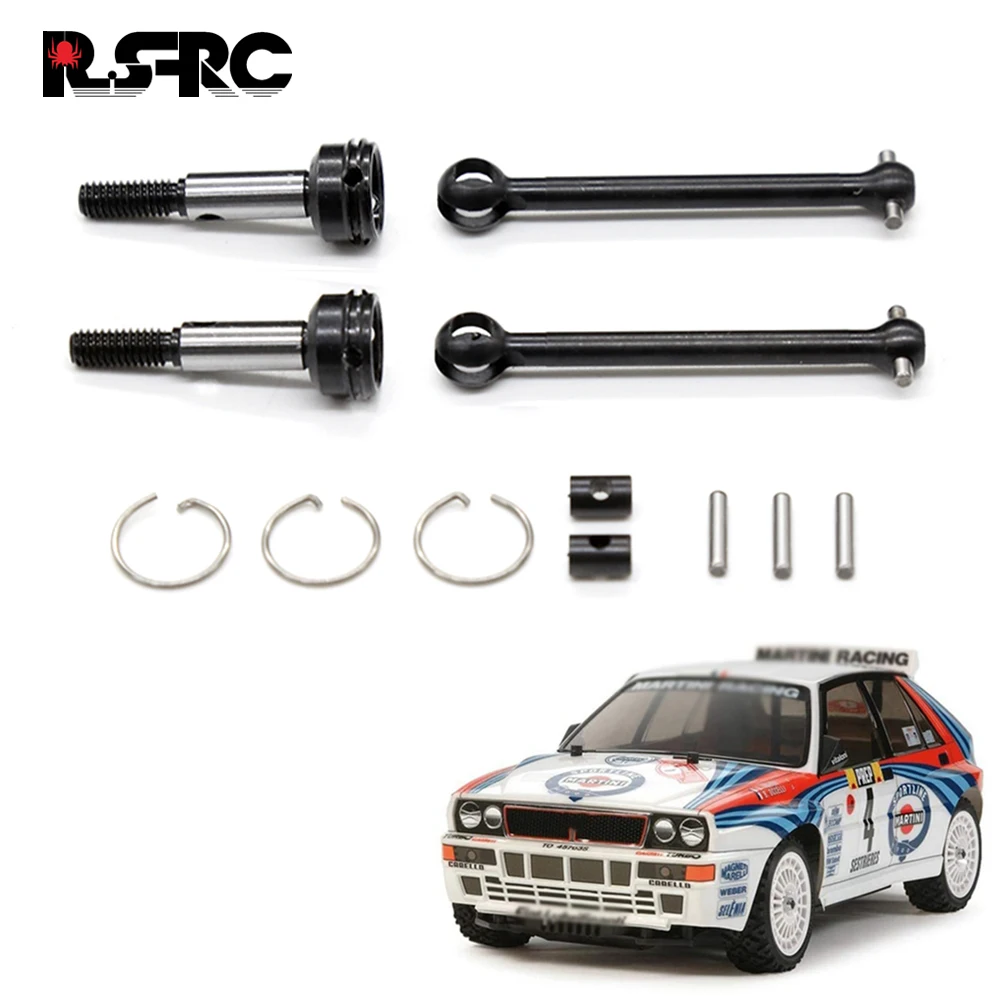 

4Pcs Front and Rear Drive Shaft CVD 54515 54516 42mm 39mm for Tamiya XV-01 TC-01 XV01 TC01 1/10 RC Car Upgrades Parts