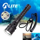 TMWT подводный фонарик 3 светодиодный 5 светодиодный CREE XM-L2 XML T6 холодный белый теплый белый светодиодный фонарь для дайвинга