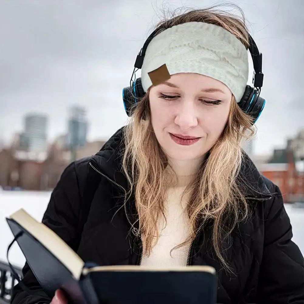 Вязаные гетры для женщин повязки на голову зимние эластичный головной шарф